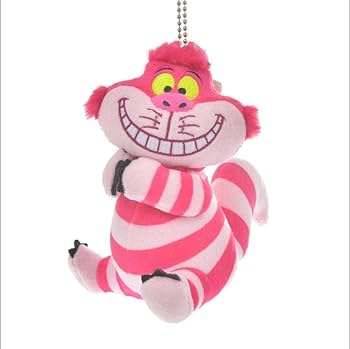 Amazon.co.jp: チェシャ猫 ぬいぐるみキーホルダーキーチェーン